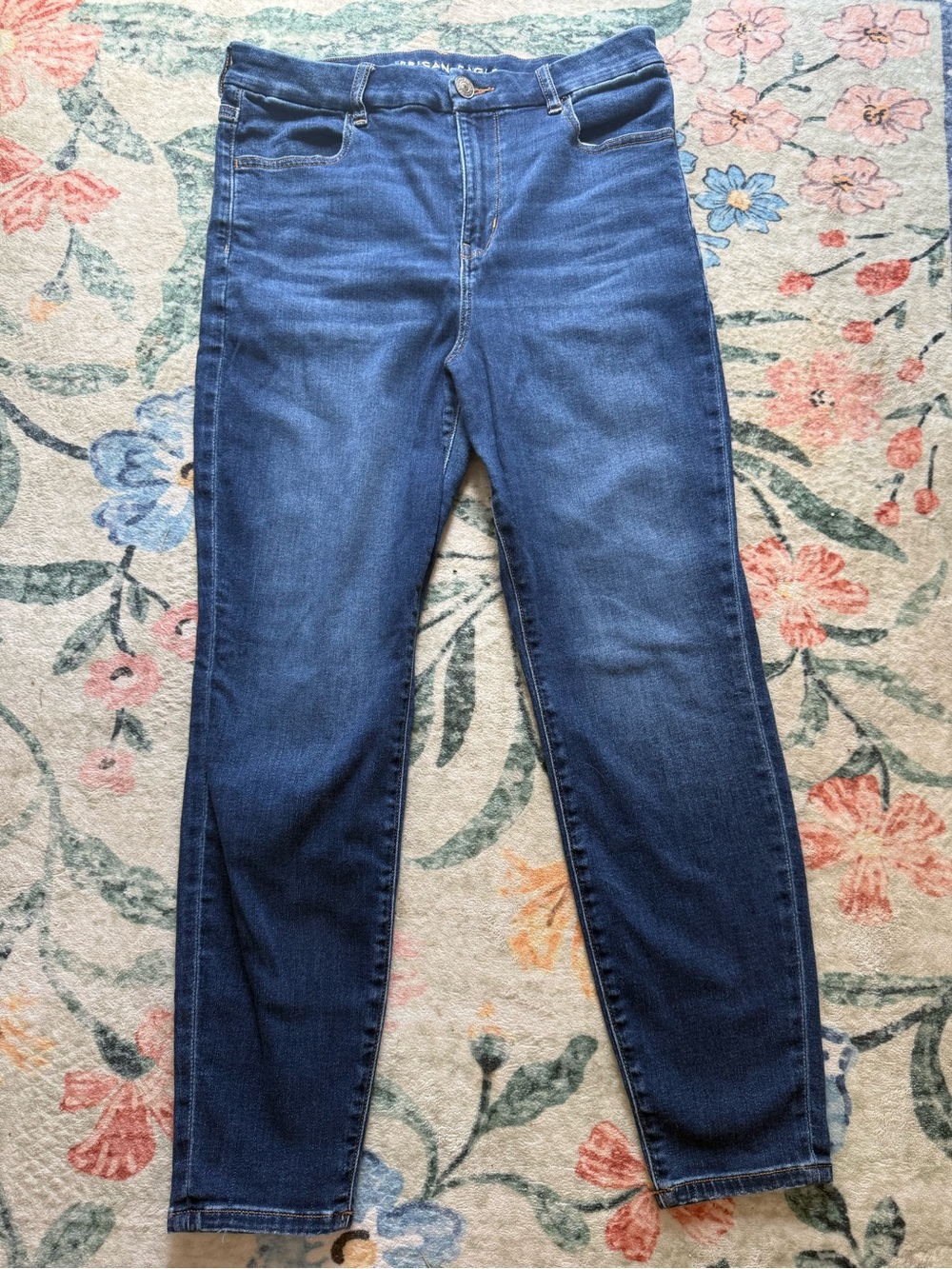American Eagle Outfitters Dark Blue Skinny Jeans